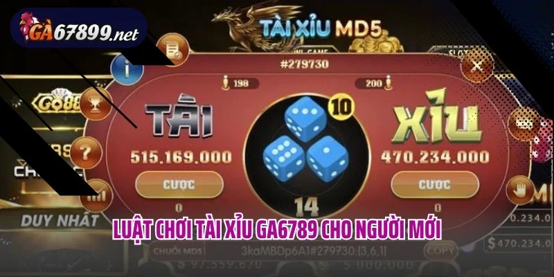 Luật chơi Tài Xỉu Ga6789 cho người mới